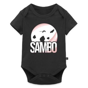 Sambo Trainer Martial Arts Martial Arts Training - Baby Premium short-sleeve bodysuit - black - Front