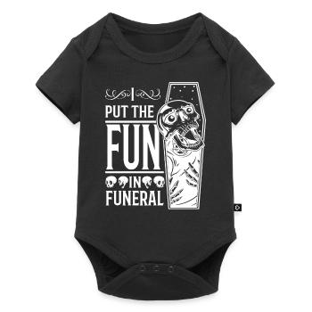 Funny Coffin Mortician I Put The Fun In Funeral - Baby Premium short-sleeve bodysuit - black - Front