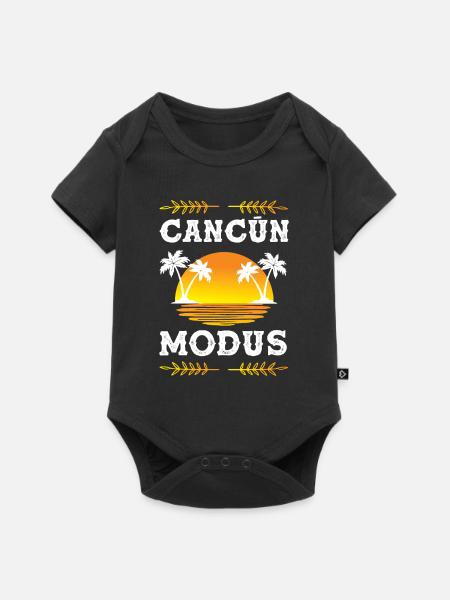 Cancun Modus - Baby Premium Kurzarmbody - Schwarz
