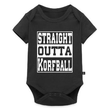 Korfball saying funny - Baby Premium short-sleeve bodysuit - black - Front