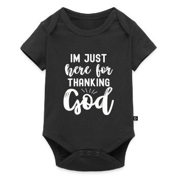Christianity God Jesus Gift Church Religion - Baby Premium short-sleeve bodysuit - black - Front