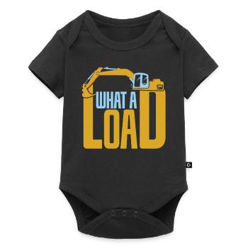 A Load Construction Worker - Baby Premium short-sleeve bodysuit - black - Front