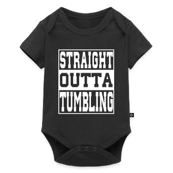 Tumbling en disant drôle - Body à manches courtes Premium Bébé - noir - Devant