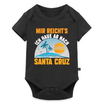 Mir reichts ich haue ab nach Santa Cruz - Baby Premium Kurzarmbody - Schwarz - Vorne