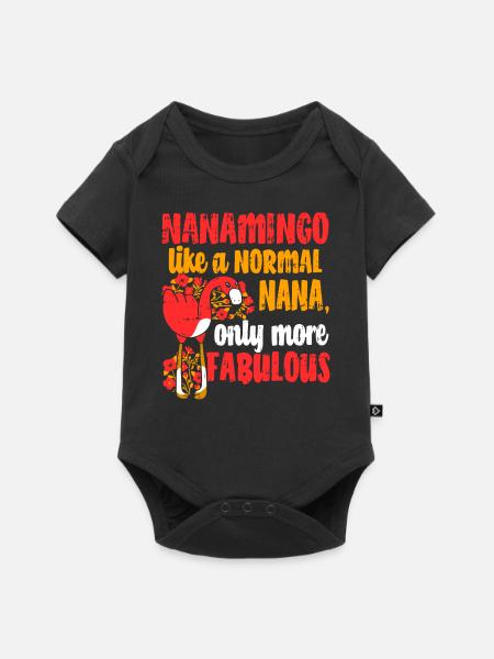Thomas Jefferson - Baby Premium Kurzarmbody - Schwarz