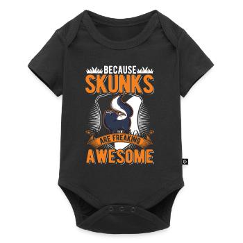 Because Skunks are freaking awesome Skunk - Baby Premium short-sleeve bodysuit - black - Front