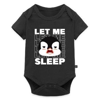 Let me Sleep King Emperor Sea Bird Penguin Lover - Baby Premium short-sleeve bodysuit - black - Front