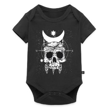Occult Goth Grunge Gothique Punk Metal - Body à manches courtes Premium Bébé - noir - Devant