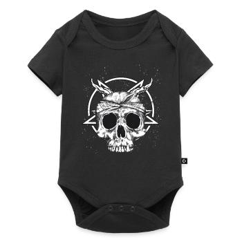 Occult Goth Grunge Gothique Punk Metal - Body à manches courtes Premium Bébé - noir - Devant