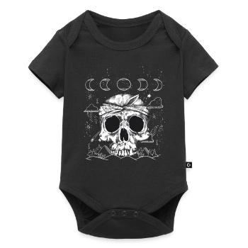 Occult Goth Grunge Gothique Punk Metal - Body à manches courtes Premium Bébé - noir - Devant