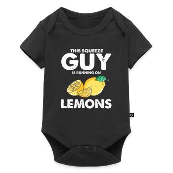 Limonade Limonade Limonade Limonade Stand Design - Body à manches courtes Premium Bébé - noir - Devant