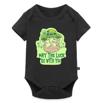 May Happiness Be With You Irish Ireland Irish - Baby Premium short-sleeve bodysuit - black - Front
