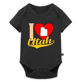 J’adore le cadeau de l’Utah - Body à manches courtes Premium Bébé - noir - Devant