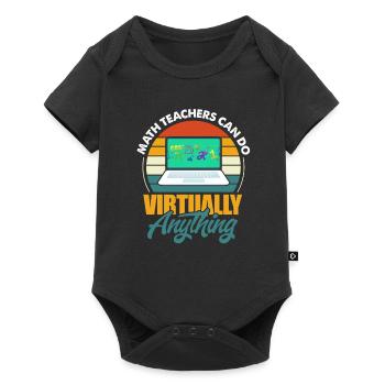 Mathematik - Baby Premium Kurzarmbody - Schwarz - Vorne