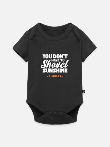 Florida - Baby Premium Kurzarmbody - Schwarz