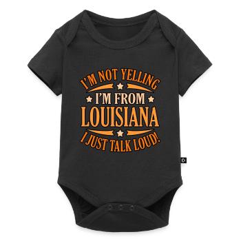 Proud Louisiana gift - Baby Premium short-sleeve bodysuit - black - Front