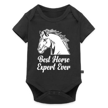 Best Horse Expert of All Time Horse Riding - Baby Premium short-sleeve bodysuit - black - Front