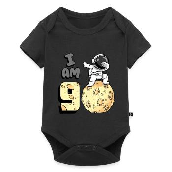 Je suis astronaute de 9 chambres enfant Moon Walker 9. - Body à manches courtes Premium Bébé - noir - Devant