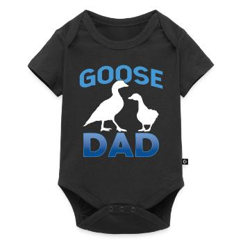 Goose Father Goose Father Pet Geese Animal - Baby Premium short-sleeve bodysuit - black - Front