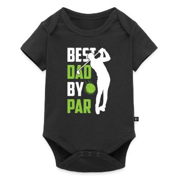 Meilleur papa par golf Père Papa Fête des pères Papa - Body à manches courtes Premium Bébé - noir - Devant