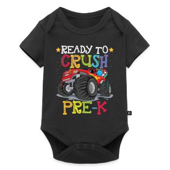 Ready To Crush Pre-K - Baby Premium Kurzarmbody - Schwarz - Vorne