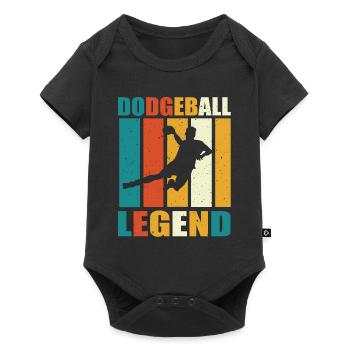 Légende du Dodgeball - Body à manches courtes Premium Bébé - noir - Devant