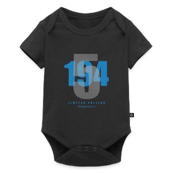Onethousandninehundredfortyfive - Baby Premium Kurzarmbody - Schwarz - Vorne
