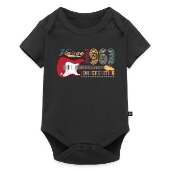 Vintage 1963 Limited Edition 59th birthday | - Baby Premium short-sleeve bodysuit - black - Front