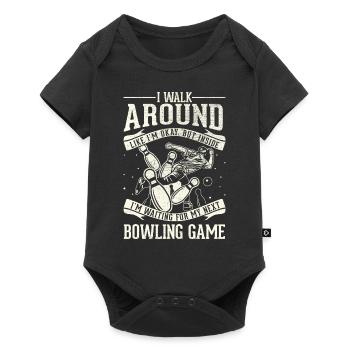 I'm going okay - bowling - Baby Premium short-sleeve bodysuit - black - Front