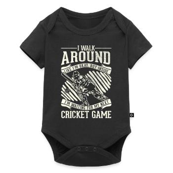 I walk around well - Cricket - Baby Premium short-sleeve bodysuit - black - Front