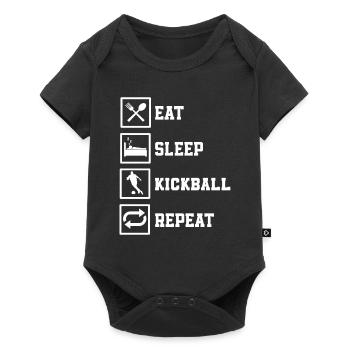 Kickball Gift - Baby Premium short-sleeve bodysuit - black - Front