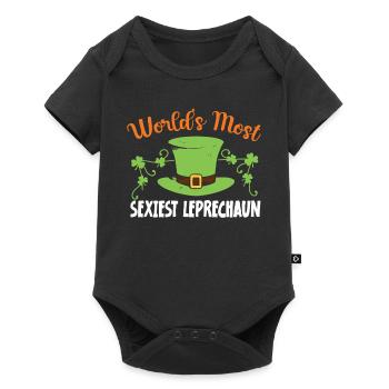 Le leprechaun le plus sexy du monde Irlande irlandaise - Body à manches courtes Premium Bébé - noir - Devant
