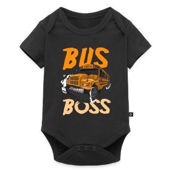 Funny school bus driver school bus bus driver - Baby Premium short-sleeve bodysuit - black - Front
