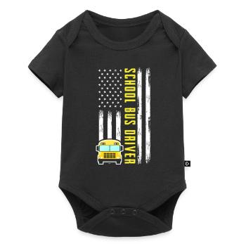 Funny school bus driver school bus bus driver - Baby Premium short-sleeve bodysuit - black - Front