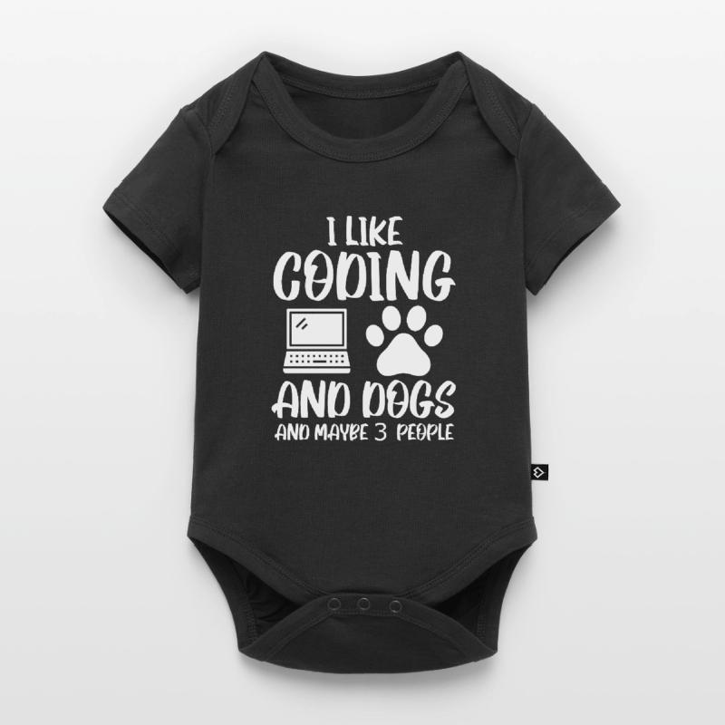 Développeur codeur de codage et de programmeur dog Body à manches courtes Premium Bébé