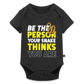 Snake Serpent Be The Person Your - Baby Premium short-sleeve bodysuit - black - Front