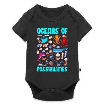 Ocean of Possibilities, Readers, Reading - Baby Premium short-sleeve bodysuit - black - Front