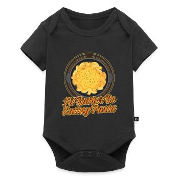 Plutôt manger des pâtes Cuisine italienne - Body à manches courtes Premium Bébé - noir - Devant