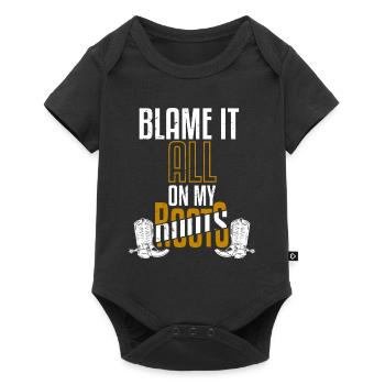 Blame It All On My Boots - Baby Premium short-sleeve bodysuit - black - Front