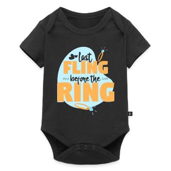 Fling Before The Ring Engagement - Baby Premium short-sleeve bodysuit - black - Front