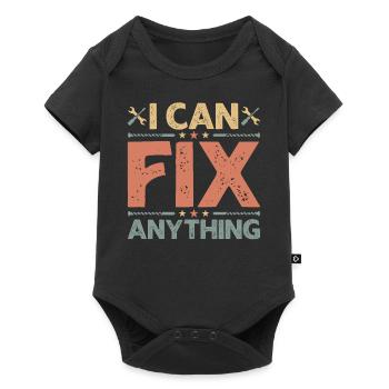 I can repair everything - Craftsman - Baby Premium short-sleeve bodysuit - black - Front