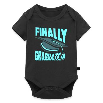 Finally Graduated Graduate Graduate - Baby Premium short-sleeve bodysuit - black - Front