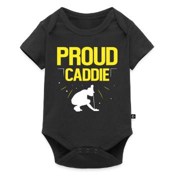 Proud Caddie Golfer Golf Profession Golfing - Baby Premium short-sleeve bodysuit - black - Front