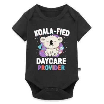 Childcare Daycare Provider Teacher - Baby Premium short-sleeve bodysuit - black - Front
