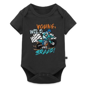 Dirt Bike Dirt Bike Riding Motocross Dirt Biking - Baby Premium short-sleeve bodysuit - black - Front