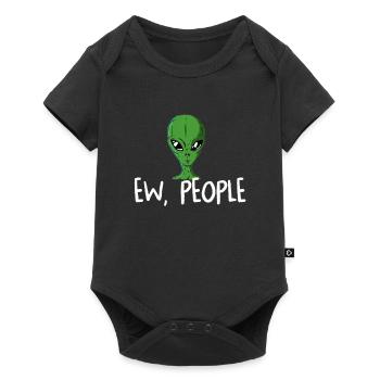 Étranger - Body à manches courtes Premium Bébé - noir - Devant