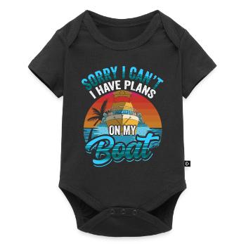 J’ai des plans sur mon bateau Désolé Hobby Team - Body à manches courtes Premium Bébé - noir - Devant