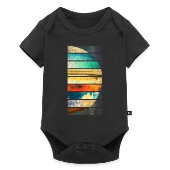 Planètes du système solaire - Body à manches courtes Premium Bébé - noir - Devant