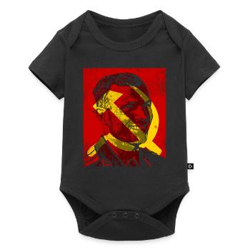 Youri Gagarine - Cosmonaute et premier homme au monde - Body à manches courtes Premium Bébé - noir - Devant