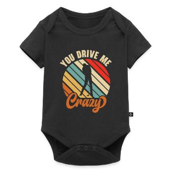 Golf Golfer Golf ball Golfer Golfers Golf clubs - Baby Premium short-sleeve bodysuit - black - Front
